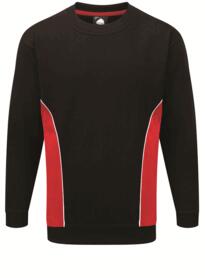 ORN Two Tone Sweatshirt - Black / Red