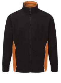 ORN Two Tone Fleece Jacket - Black / Orange