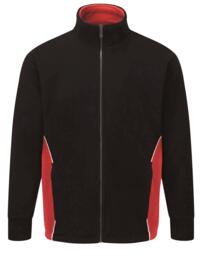 ORN Two Tone Fleece Jacket - Black / Red