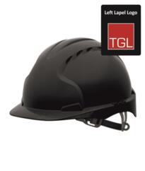 TGL Evo 3 Vented Hard Hat - Black