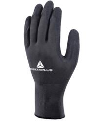 DeltaPlus VE630 Polyester Knitted Glove (Pack of 12 pairs) - Grey / Black