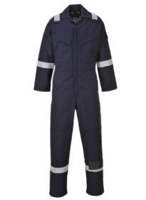Flame Resistant Anti-Static Coverall - Navy Blue