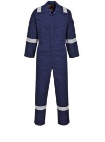 Portwest Araflame Silver Flame Resistant Coverall - Navy Blue