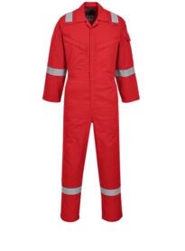 Portwest Araflame Silver Flame Resistant Coverall - Red