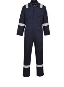 Flame Resistant Super Light Weight Anti-Static Coverall - Navy Blue