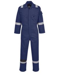 Flame Resistant Light Weight Anti Static Coverall - Navy Blue