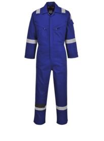 Flame Resistant Light Weight Anti Static Coverall - Royal Blue