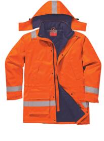 Flame Resistant Anti-Static Winter Jacket - Orange