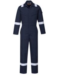 Flame Resistant Bizflame Plus Ladies Coverall - Navy Blue