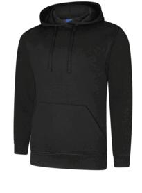 UX4 Hooded Sweatshirt from Uneek - Black