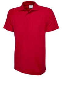 Uneek UX1 Lightweight Polo Shirt - Red