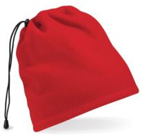 Beechfield Fleece Snood / Hat - Red