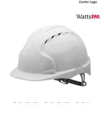 Watts JSP Evo 2 Helmet [Watts PM Logo] - White