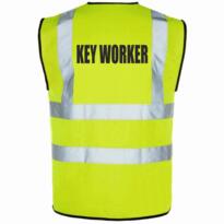 HiVis Key Worker Vest - Yellow
