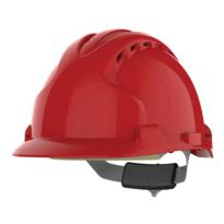 JSP EVO 8 Vented Safety Helmet - Red