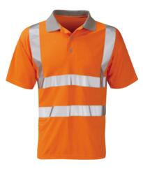 HiVis Polo Shirt - Orange