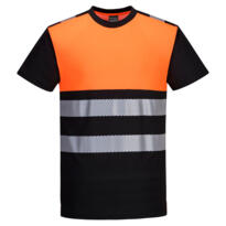 Portwest HiVis Class 1 T-Shirt - Orange / Black