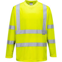 Portwest HiVis L/S T-Shirt - Yellow