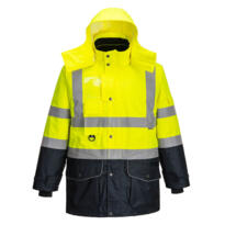 Portwest HiVis Pro 7 in 1 Jacket - Yellow / Black