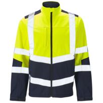 SUPERTOUCH HIVIS 2 TONE SOFTSHELL JACKET - Yellow
