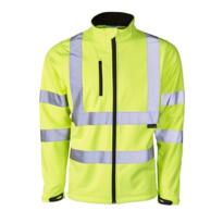 SUPERTOUCH HIVIS SOFTSHELL JACKET - Yellow