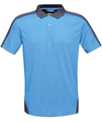 REGATTA TRS174 CONTRAST WICKING POLO - New Royal / Navy