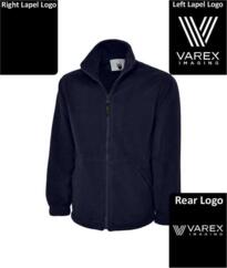 Varex Uneek Premium Full Zip Fleece Jacket [Embroidered] - Navy