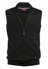 Brook Taverner 4372 Lincoln – Knitted Zip Gilet - Black