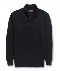 Brook Taverner 7898 Dallas – 1/4 zip Jumper - Black