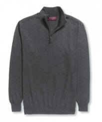Brook Taverner 7898 Dallas – 1/4 zip Jumper - Charcoal