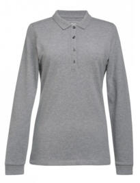 Brook Taverner 2378 Anna – Premium Cotton Ladies Polo - Grey Marl