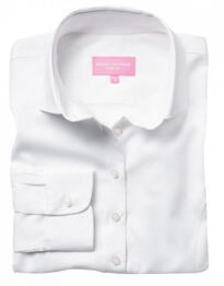 Brook Taverner 2319 Aspen – Royal Oxford Ladies Shirt - White