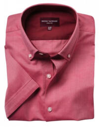Brook Taverner 7883 Calgary – Royal Oxford Shirt - Red