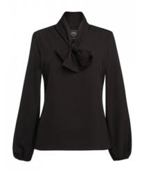 Brook Taverner 2368 Andria – Pussy Bow Blouse - Black