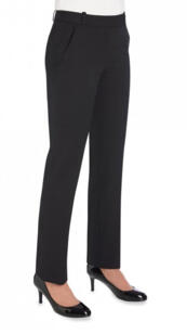 Brook Taverner 2262 Astoria – Tailored Leg Trouser - Black