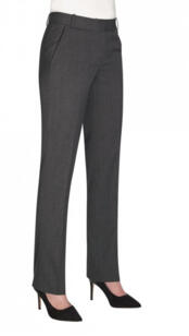 Brook Taverner 2262 Astoria – Tailored Leg Trouser - Mid Grey