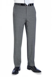 Brook Taverner Avalino Tailored Fit Trouser - Light Grey