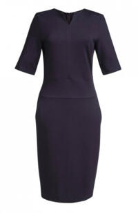 Brook Taverner 2365 Celeste – Jersey Stretch Dress - Navy