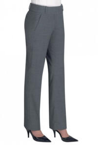 Brook Taverner 2234 Genoa – Tailored Leg Trouser - Light Grey
