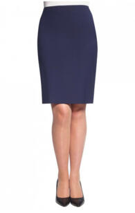 Brook Taverner 2224 Numana – Straight Skirt - Mid Blue