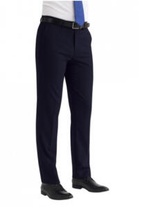 Brook Taverner Monaco Tailored Fit Trouser - Navy