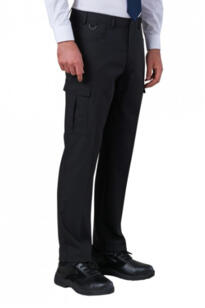Brook Taverner 8968 Tours – Tailored Fit Cargo Trouser - Black