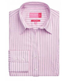 Brook Taverner Perano Blouse - Pink/Grey Stripe