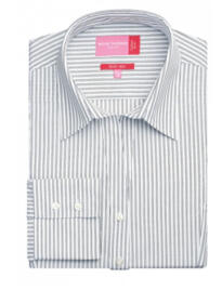 Brook Taverner 2215 Perano – Blouse - White/Grey Stripe
