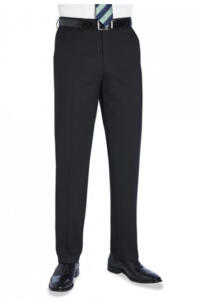 Brook Taverner Phoenix Tailored Fit Trouser - Black