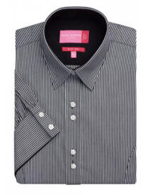 Brook Taverner 2240 Liguria – Blouse - Black/White Stripe