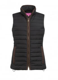 Brook Taverner 2377 Madison – Quilted Ladies Gilet - Black