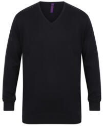 Henbury HB720 - V-neck Jumper - Navy