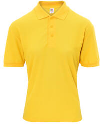 Fruit of the Loom Childrens Polo - Sunflower