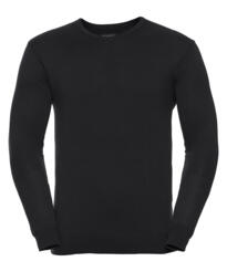 Russell V-neck Knitted Sweater - Black
